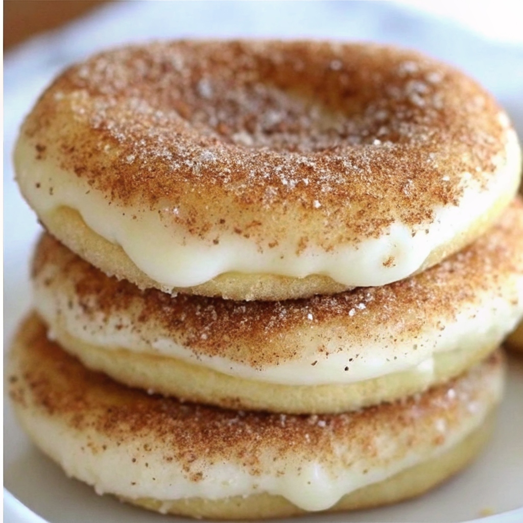 Churro cheesecake cookies
