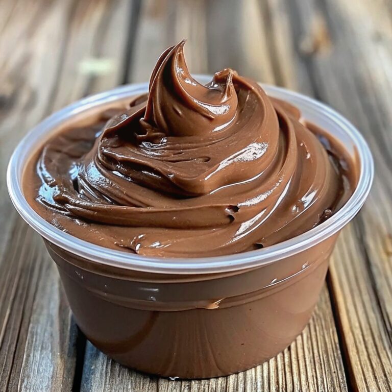 Crema de chocolate para relleno y cubierta de pasteles