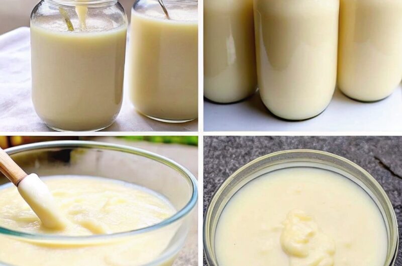 Cómo hacer leche condensada casera