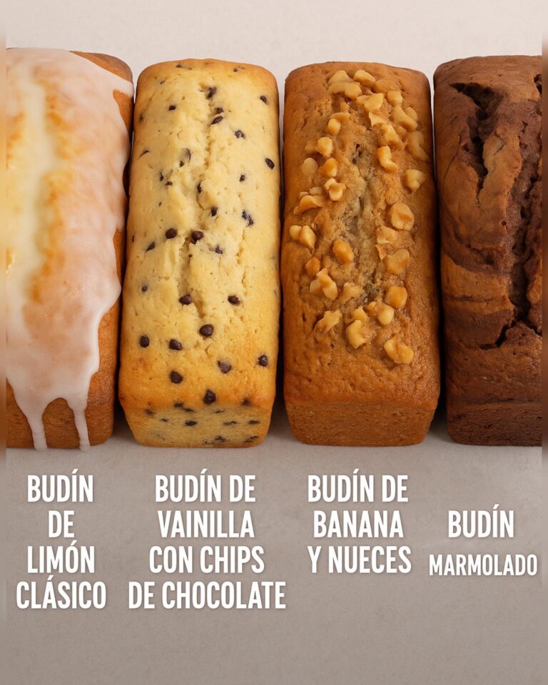 Te enseño 4 Exquisitas Recetas de Budines Caseros