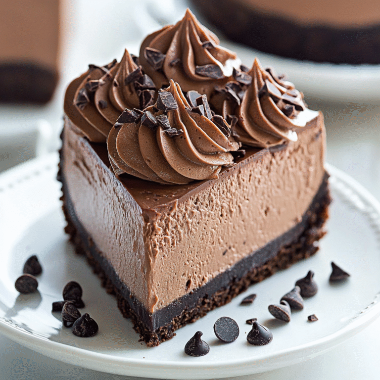 Tarta de Queso de Triple Chocolate