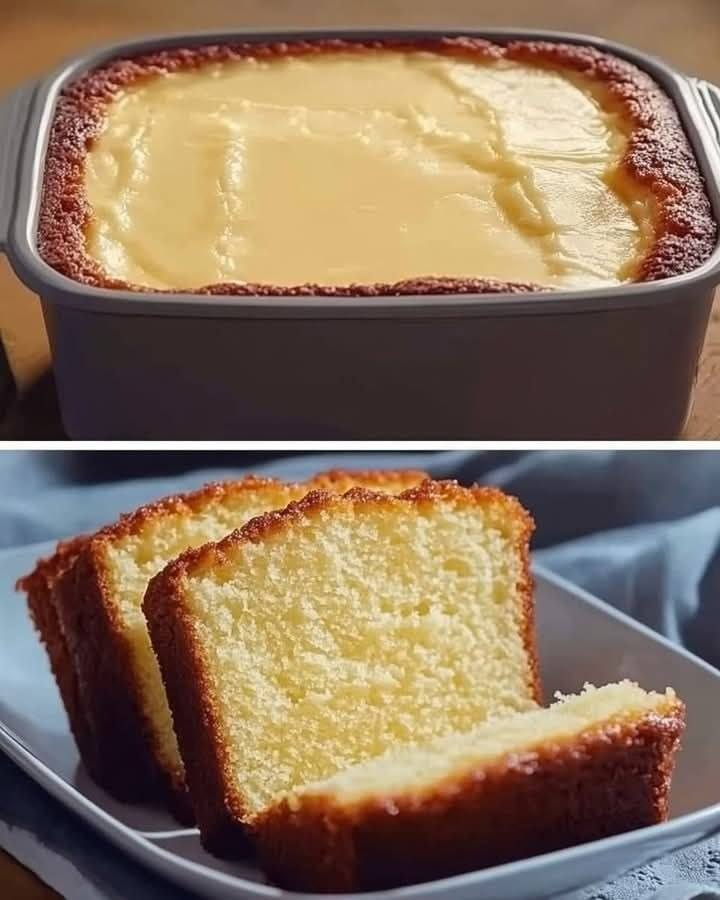 Budín Clásico de Vainilla Casero