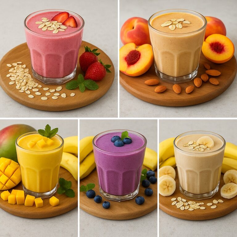 5 Batidos Naturales y Saludables para Refrescarte y Nutrirte