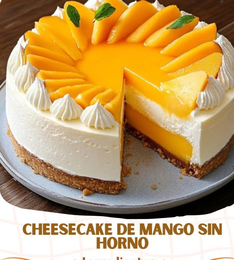 Cheesecake de Mango Sin Horno: La Receta Paso a Paso