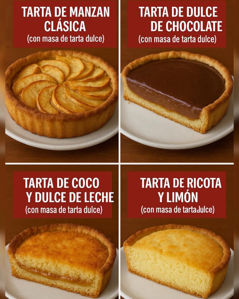 Te Enseño 4 Exquisitas Recetas de Tartas Dulces