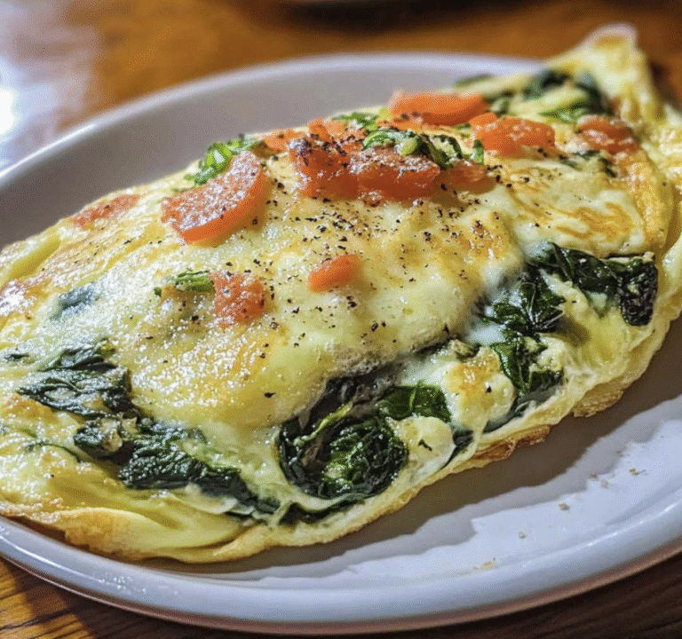 Tortilla de espinacas y queso: una receta fácil, saludable y deliciosa